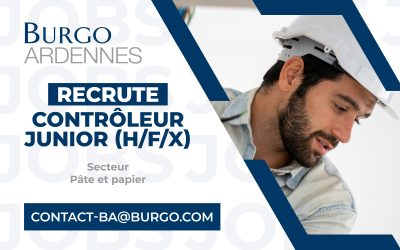 Contrôleur Junior (H/F/X) – Secteur Pâte et papier